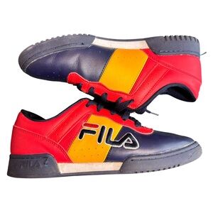 FILA | Original Fitness Blue Red Yellow Sneakers Tennis Shoes Boys Sz 6.5